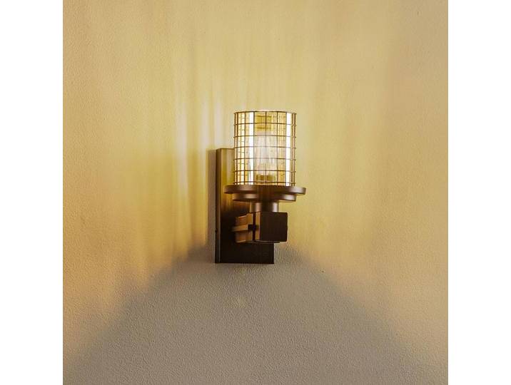 Wandlampe AP-4216-1E Avonni, dimmbar, braun / rost, für Wohn- / Esszimmer, Metall, Landhaus / Rustikal, Wandleuchte, Wandlampe Innen von lampenwelt.de