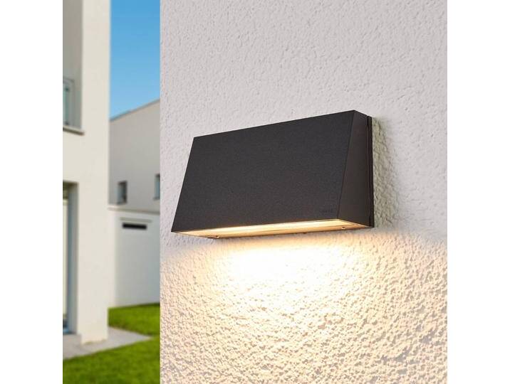BEGA LED Aussenwandleuchte 22261K3, alu / grau / zink, Aluminium, Modern, LED Wandleuchte außen von lampenwelt.de