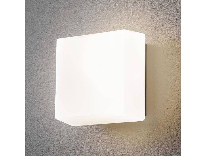 BEGA Lichtbaustein 66658K3 LED-Wandlampe, 21x21 cm 66658K3, dimmbar, weiß / opal, Aluminium, LED Wandleuchte außen von lampenwelt.de