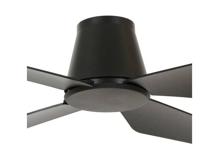 Beacon Lighting Deckenventilator Aria CTC, schwarz, Ø 121 cm, leise CTC, schwarz, für Wohn- / Esszimmer, Kunststoff, Modern von lampenwelt.de