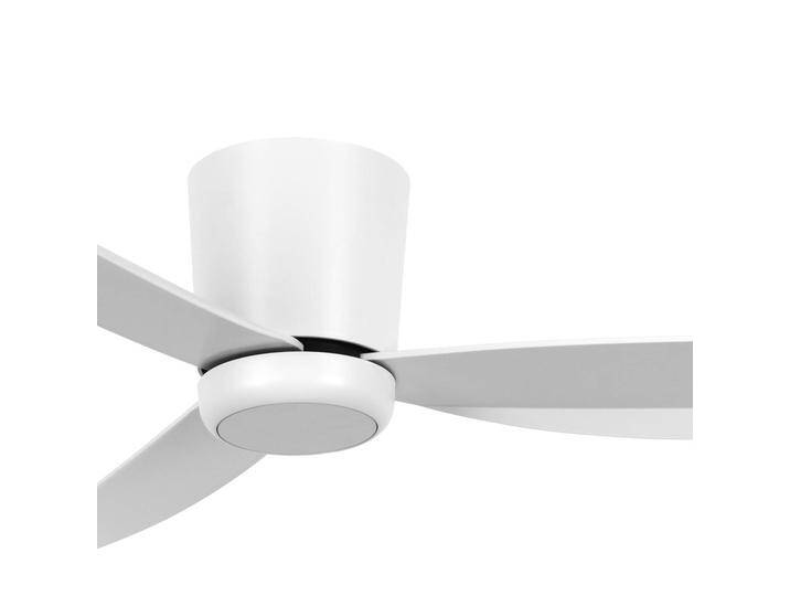 Beacon Lighting Deckenventilator mit Licht Array weiß 137 cm leise Array, dimmbar, weiß / opal, für Wohn- / Esszimmer, Kunststoff, Modern von lampenwelt.de