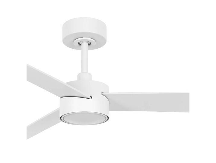 Beacon Lighting Deckenventilator mit Licht Climate IV, weiß, leise dimmbar, weiß / opal, für Wohn- / Esszimmer, Kunststoff, Modern von lampenwelt.de