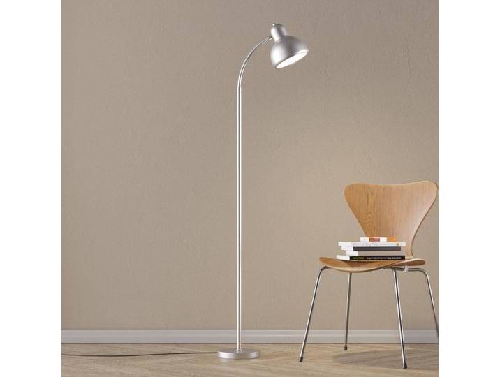 Busch Stehlampe RETRO, alu / grau / zink, für Wohn- / Esszimmer, Metall, Modern, Stehlampe von lampenwelt.de