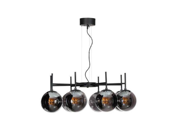 By Rydéns Hängelampe Boyle, dimmbar, schwarz, für Wohn- / Esszimmer, Glas, Modern, Pendelleuchte von lampenwelt.de