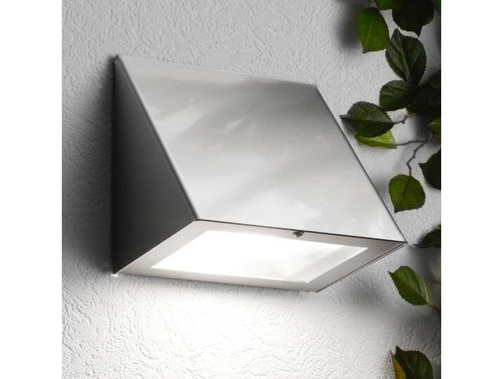 CMD LED Aussenwandleuchte AQUA, alu / grau / zink, Edelstahl, Modern, LED Wandleuchte außen von lampenwelt.de