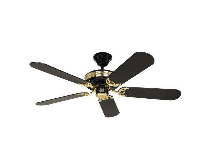 CasaFan Deckenventilator Black Magic, schwarz, für Wohn- / Esszimmer, Holz von lampenwelt.de