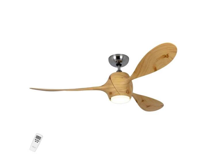 CasaFan Deckenventilator Eco Fiore redpine, Holz hell, für Wohn- / Esszimmer, Kunststoff, Modern von lampenwelt.de