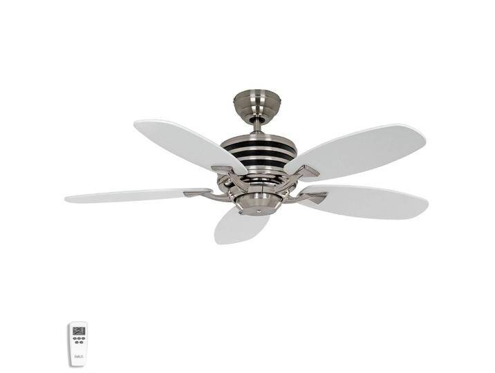 CasaFan Deckenventilator Eco Gamma 103cm weiß/hellgrau, weiß / opal, für Wohn- / Esszimmer, Holz, Modern von lampenwelt.de