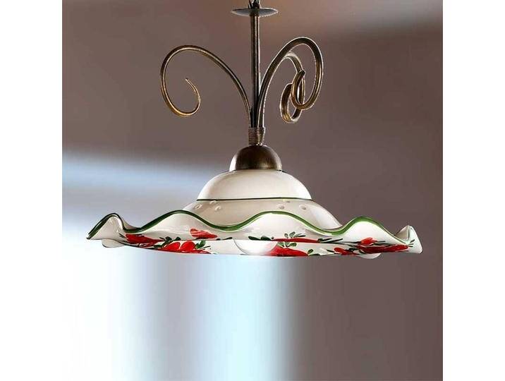 Ceramiche Hängeleuchte ROSOLACCI für Wohn & Esszimmer - Bronze - Landhaus - Keramik von lampenwelt.de