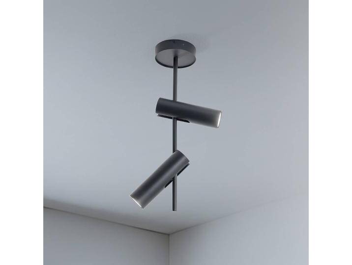 Deckenspot Leda 2, anthrazit, 2-flammig, Stahl, Höhe 55 cm 2 SIGMA, dimmbar, schwarz, für Wohn- / Esszimmer, Metall, Modern, Strahler Deckenspot Leda 2, anthrazit, 2-flammig, Stahl, Höhe 55 cm 2 SIGMA, dimmbar, schwarz, für Wohn- / Esszimmer, Metall, Modern, Strahler von lampenwelt.de