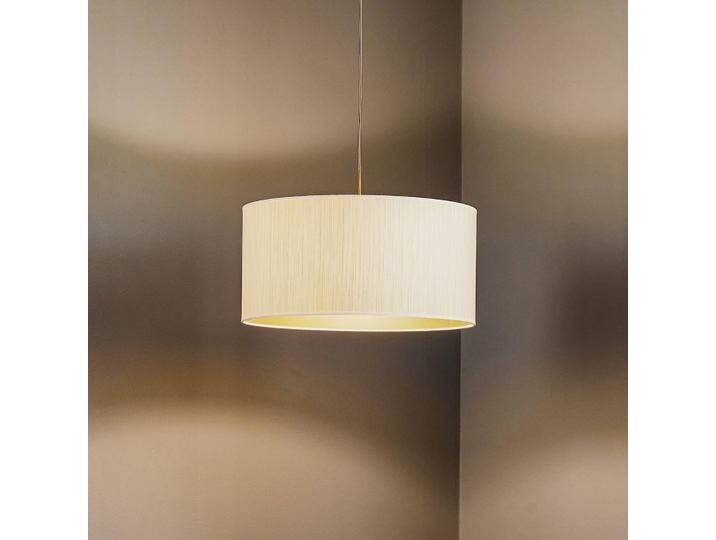 Hängelampe Essex Duolla, dimmbar, messing / gold, für Wohn- / Esszimmer, Textil / Stoff / Seide, Modern, Pendelleuchte von lampenwelt.de