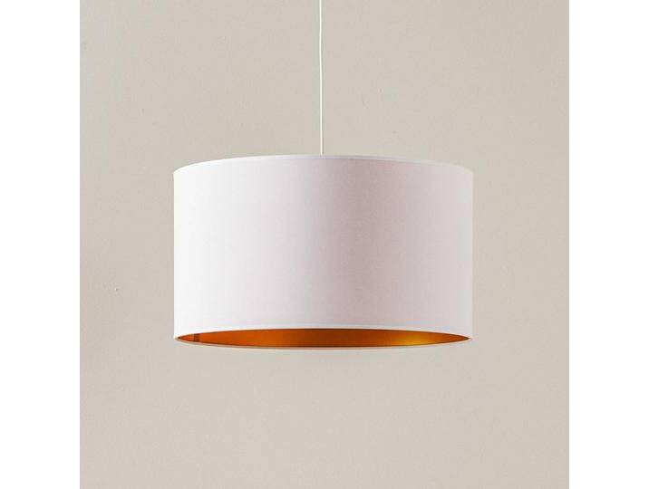 Hängelampe Roller Duolla, dimmbar, weiß / opal, für Wohn- / Esszimmer, Textil / Stoff / Seide, Modern, Pendelleuchte von lampenwelt.de