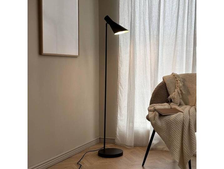 Dyberg Larsen Stehlampe DL12, schwarz, für Wohn- / Esszimmer, Metall, Design, Stehlampe Dyberg Larsen Stehlampe DL12, schwarz, für Wohn- / Esszimmer, Metall, Design, Stehlampe von lampenwelt.de