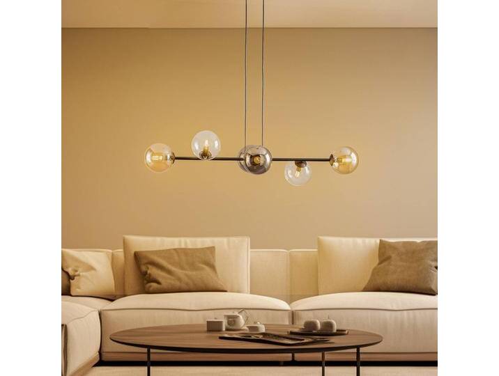 Hängelampe Glassy EMIBIG LIGHTING, dimmbar, schwarz, für Wohn- / Esszimmer, Glas, Modern, Pendelleuchte Hängelampe Glassy EMIBIG LIGHTING, dimmbar, schwarz, für Wohn- / Esszimmer, Glas, Modern, Pendelleuchte von lampenwelt.de