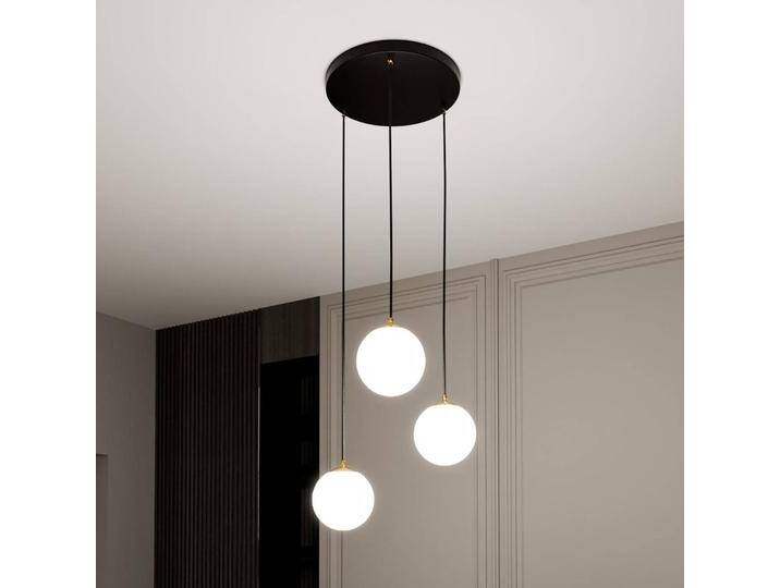 Glas Hängelampe Royal EMIBIG LIGHTING, dimmbar, weiß / opal, für Wohn- / Esszimmer, Modern, Pendelleuchte von lampenwelt.de