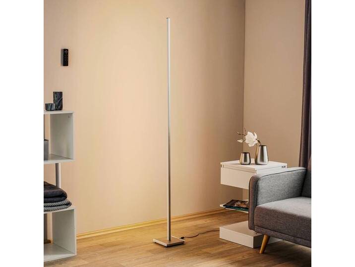 Evotec LED Stehlampe Orix, dimmbar, weiß / opal, für Wohn- / Esszimmer, Aluminium, Modern, LED Stehlampe von lampenwelt.de