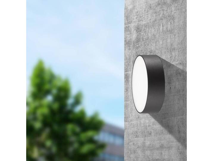 CMD LED Außendeckenleuchte 9026, schwarz, Aluminium, Modern, LED Deckenleuchten von lampenwelt.de
