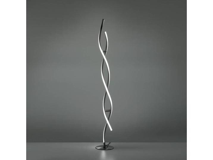 LOLA Smart LED-Stehleuchte LOLAsmart Swing Swing, dimmbar, alu / grau / zink, für Wohn- / Esszimmer, Aluminium, Modern, Smarte Stehlampe von lampenwelt.de