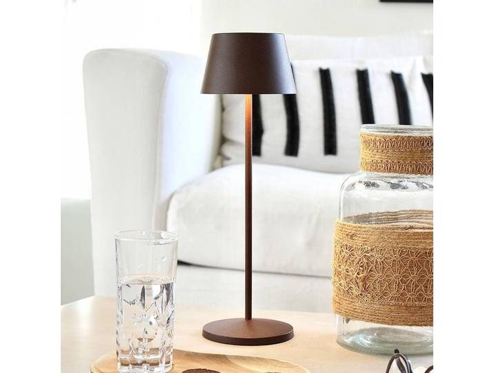 LOOM DESIGN Modi LED-Terrassenleuchte, corten für Wohn & Esszimmer - Braun - Modern - Aluminium von lampenwelt.de