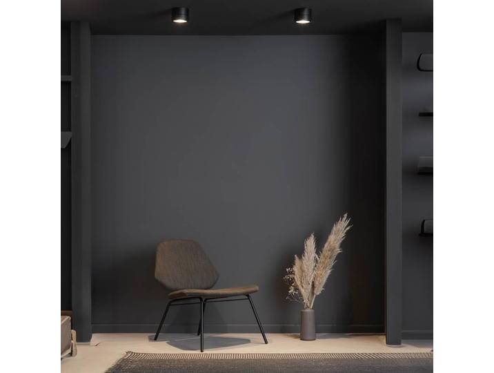 LOOM DESIGN Ray LED-Deckenspot Ø9,3cm 13W schwarz Ray, dimmbar, schwarz, für Wohn- / Esszimmer, Aluminium, Modern, LED Deckenlampe von lampenwelt.de