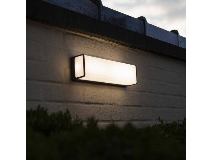 LUTEC LED Aussenwandleuchte Doblo, schwarz, Aluminium, Modern, LED Wandleuchte außen von lampenwelt.de