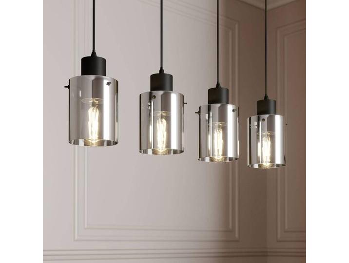 Glas Hängelampe Kourtney Lindby, dimmbar, schwarz, für Wohn- / Esszimmer, Modern, Pendelleuchte Glas Hängelampe Kourtney Lindby, dimmbar, schwarz, für Wohn- / Esszimmer, Modern, Pendelleuchte von lampenwelt.de