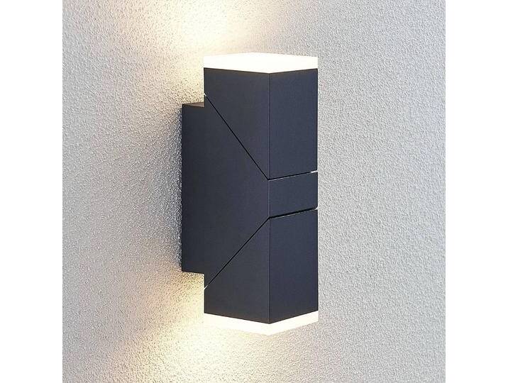 LED Aussenwandleuchte Sally Lindby, schwarz, Aluminium, Modern, LED Wandleuchte außen von lampenwelt.de