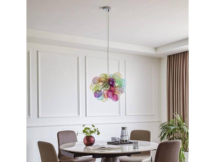 Glas Hängelampe Diborah Lucande, dimmbar, Multicolour, für Wohn- / Esszimmer, Glas, Design, Pendelleuchte Glas Hängelampe Diborah Lucande, dimmbar, Multicolour, für Wohn- / Esszimmer, Glas, Design, Pendelleuchte von lampenwelt.de