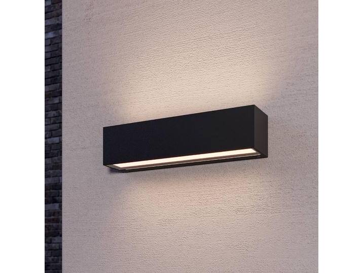 LED Aussenwandleuchte Tilde Lucande, schwarz, Aluminium, Modern, LED Wandleuchte außen von lampenwelt.de