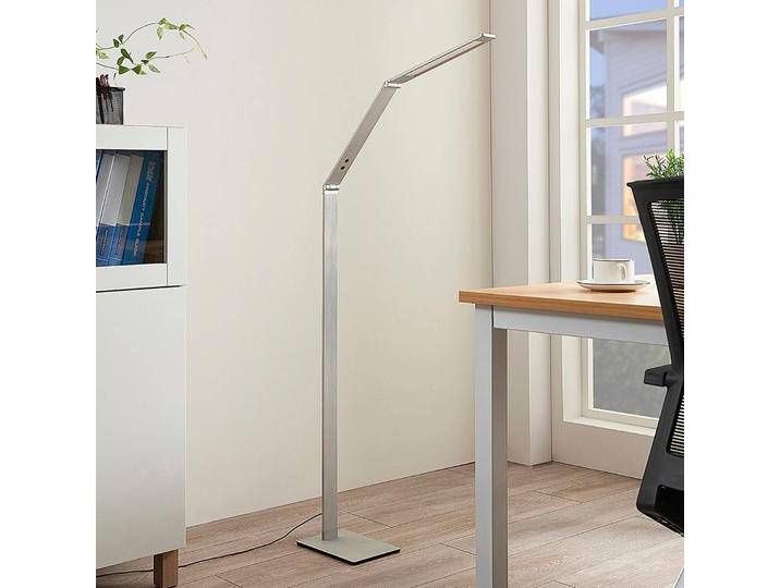 LED Stehlampe Nicano Lucande, dimmbar, alu / grau / zink, für Arbeitszimmer / Büro, Aluminium, Modern, LED Stehlampe LED Stehlampe Nicano Lucande, dimmbar, alu / grau / zink, für Arbeitszimmer / Büro, Aluminium, Modern, LED Stehlampe von lampenwelt.de