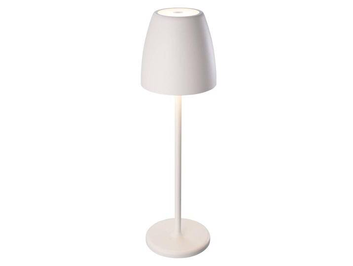 MEGATRON Megatron Tavola LED-Akku-Tischleuchte, weiß Tavola, dimmbar, weiß / opal, Aluminium, Junges Wohnen von lampenwelt.de
