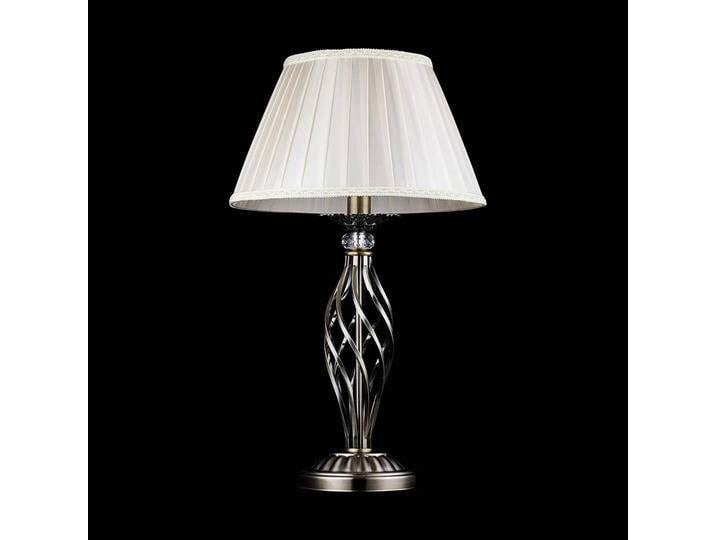 Maytoni Grace Tischleuchte 1-flammig messing/beige für Wohn & Esszimmer - Gold / Messing - Landhaus - Metall von lampenwelt.de
