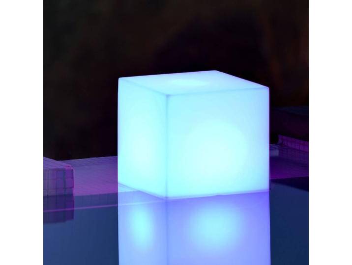 Newgarden Solarleuchte Cuby Würfel, Höhe 32 cm Cuby, dimmbar, weiß / opal, Kunststoff, Modern, Solarleuchte von lampenwelt.de