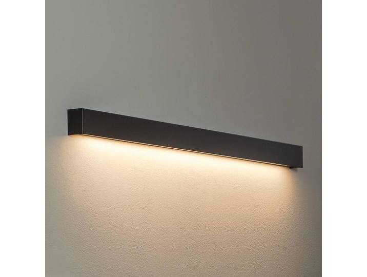 Wandlampe Straight L Nowodvorski Lighting, schwarz, für Wohn- / Esszimmer, Metall, Modern, LED Wandleuchte, Wandlampe Innen von lampenwelt.de