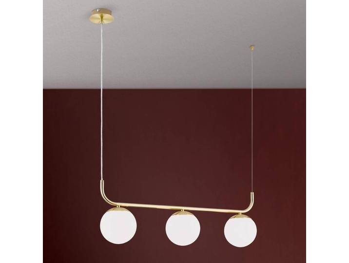 ORION Hängelampe Madis, dimmbar, messing / gold, für Wohn- / Esszimmer, Metall, Modern, Pendelleuchte von lampenwelt.de
