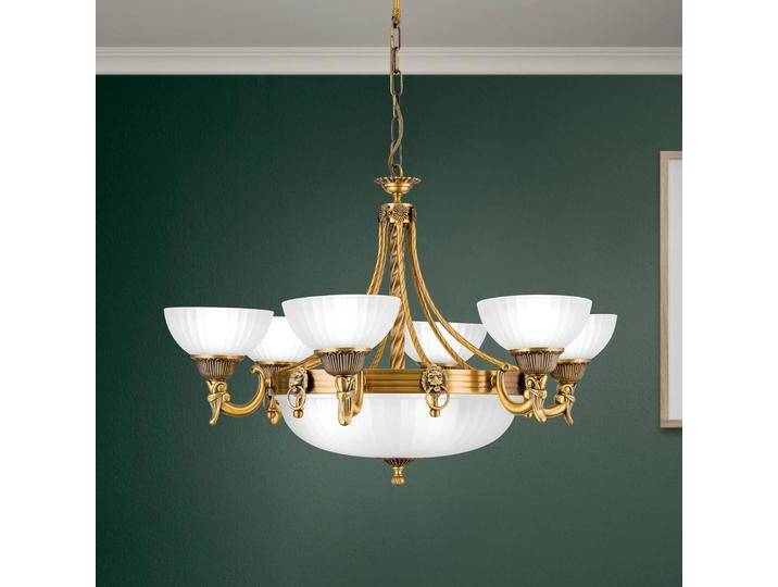 ORION Kronleuchter Rocca, dimmbar, für Wohn- / Esszimmer, Metall, Kronleuchter von lampenwelt.de