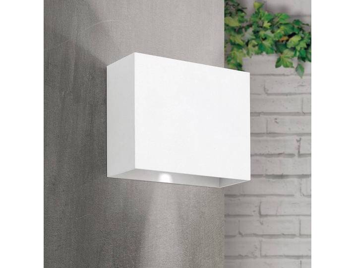 ORION LED Aussenwandleuchte Akzent, weiß / opal, Aluminium, Modern, LED Wandleuchte außen von lampenwelt.de