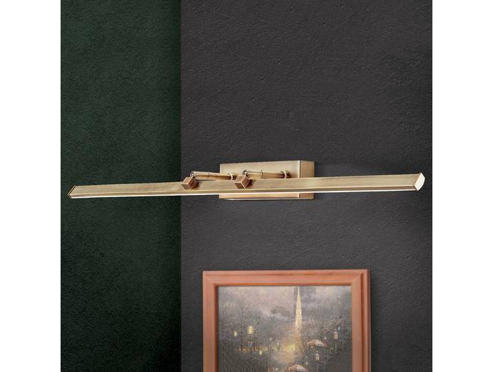 ORION LED-Bilderleuchte Suren in Altmessing, 79,5 cm, bronze / altmessing, für Wohn- / Esszimmer, Metall, Wandleuchte, Wandlampe Innen von lampenwelt.de