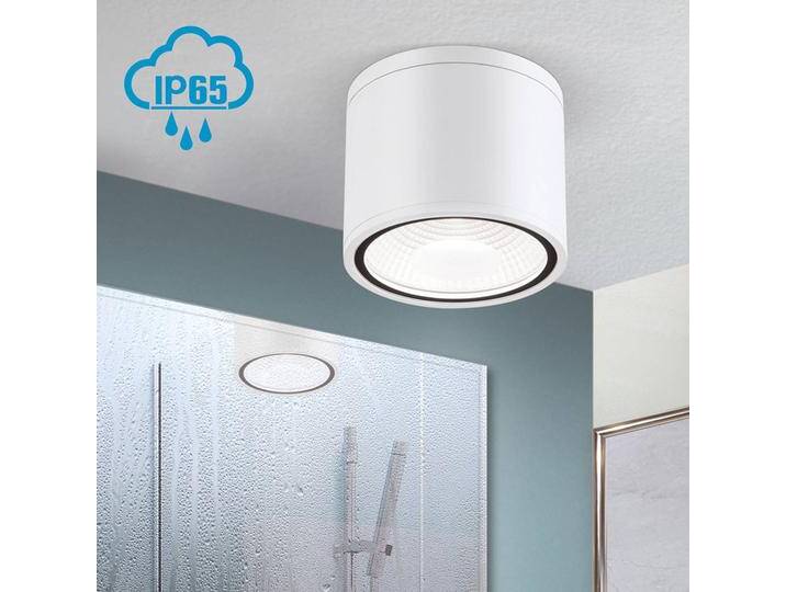 ORION LED Außendeckenleuchte Sputnik, weiß / opal, für Badezimmer, Aluminium, Modern, LED Deckenleuchten von lampenwelt.de