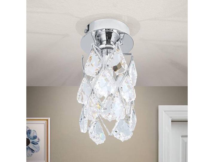ORION Kristall Deckenlampe CHARLENE, dimmbar, chrom / silber, für Wohn- / Esszimmer, Kristall, Modern, Deckenlampe von lampenwelt.de