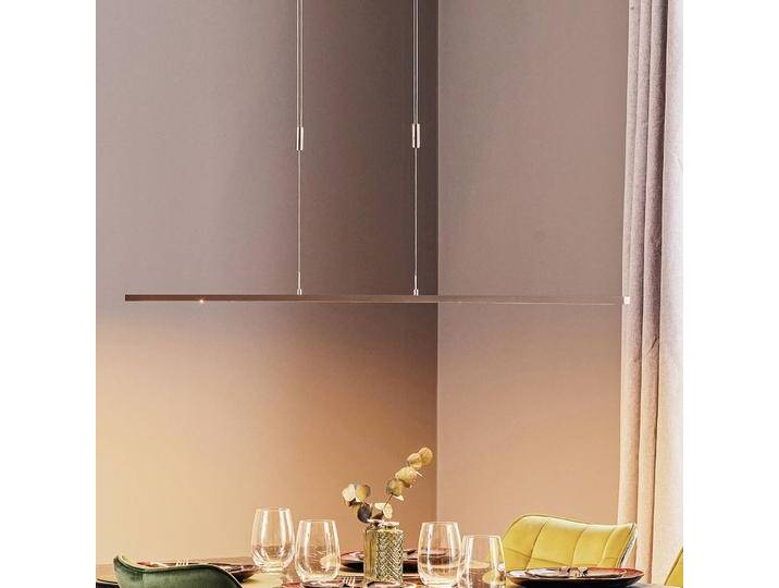 Hängelampe Tolu Quitani, dimmbar, alu / grau / zink, für Wohn- / Esszimmer, Aluminium, Modern von lampenwelt.de