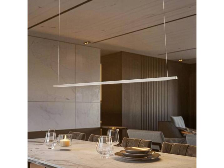 Hängelampe Talon Quitani, dimmbar, alu / grau / zink, für Küche, Aluminium, Modern von lampenwelt.de