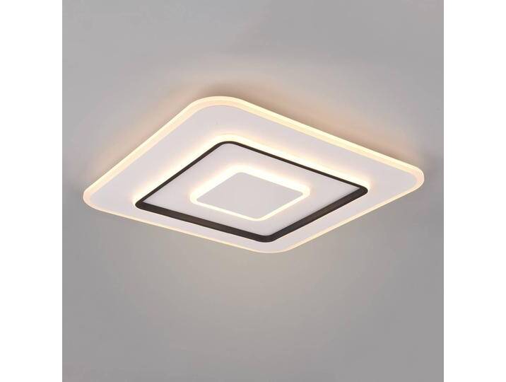 Reality Leuchten LED Deckenlampe Jora, dimmbar, weiß / opal, für Wohn- / Esszimmer, Kunststoff, Modern, LED Deckenleuchte von lampenwelt.de
