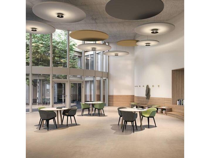 Ribag LED Deckenlampe Vior bold, dimmbar, schwarz, für Wohn- / Esszimmer, Aluminium, Modern, LED Deckenleuchte von lampenwelt.de