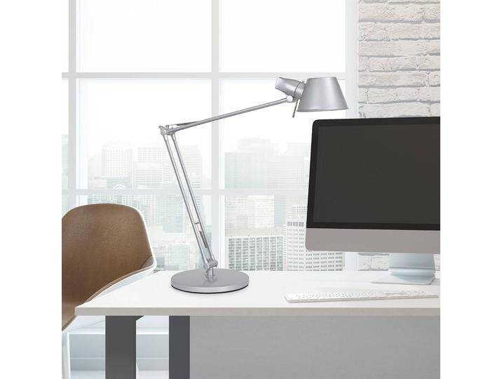 Maul LED Schreibtischlampe MAULrock, alu / grau / zink, für Arbeitszimmer / Büro, Aluminium, LED Tischlampe von lampenwelt.de