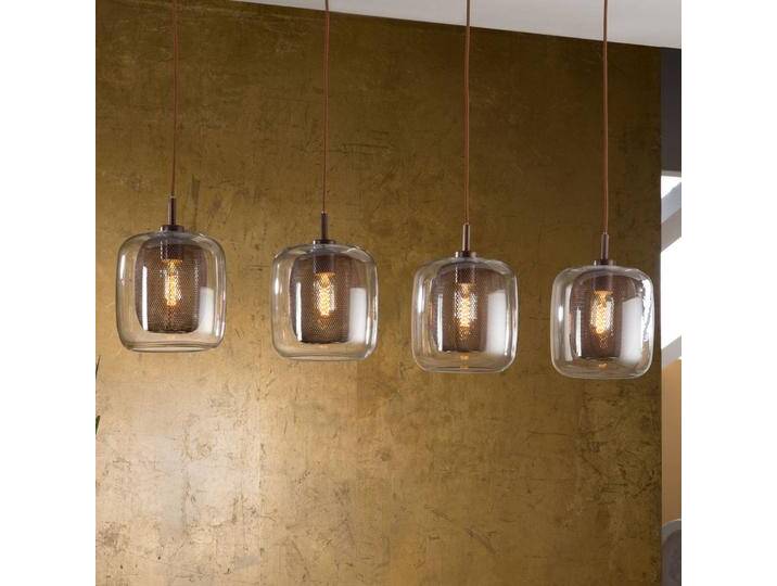 Schuller Valencia Glas Hängelampe Fox, dimmbar, braun / rost, für Wohn- / Esszimmer, Metall, Pendelleuchte Schuller Valencia Glas Hängelampe Fox, dimmbar, braun / rost, für Wohn- / Esszimmer, Metall, Pendelleuchte von lampenwelt.de