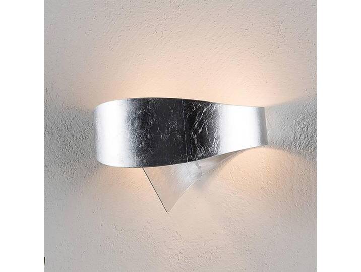 Selène Silberne Designer-Wandleuchte Scudo für Flur & Treppenhaus - Chrom - Modern - Metall von lampenwelt.de
