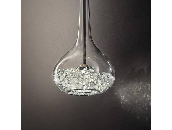 Sil-Lux Glas Hängelampe GRAAL, klar / transparent, für Wohn- / Esszimmer, Kristall, Design, Pendelleuchte von lampenwelt.de