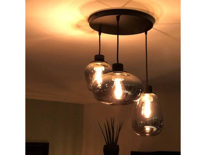 Steinhauer Glas Hängelampe Reflexion, dimmbar, schwarz, für Wohn- / Esszimmer, Metall, Pendelleuchte Steinhauer Glas Hängelampe Reflexion, dimmbar, schwarz, für Wohn- / Esszimmer, Metall, Pendelleuchte von lampenwelt.de