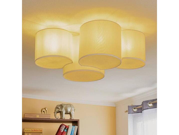Deckenlampe Mona TK Lighting, dimmbar, weiß / opal, für Schlafzimmer, Textil / Stoff / Seide, Modern, Deckenlampe Deckenlampe Mona TK Lighting, dimmbar, weiß / opal, für Schlafzimmer, Textil / Stoff / Seide, Modern, Deckenlampe von lampenwelt.de